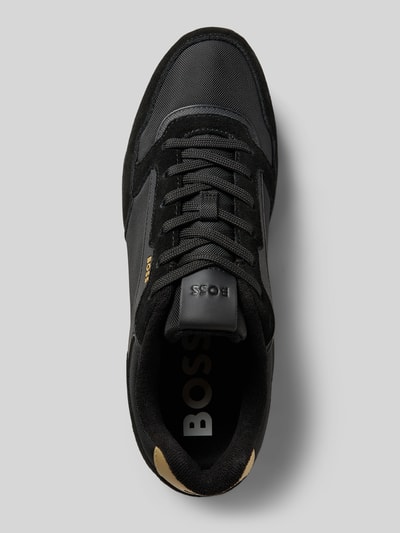 BOSS Low Top Sneaker mit Logo-Stitching Modell 'PARKOUR-L' Black 3