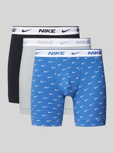 Nike Boxershorts mit elastischem Logo-Bund im 3er-Pack Blau 1