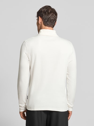 HECHTER PARIS Sweatshirt met col en logoprint Offwhite - 5