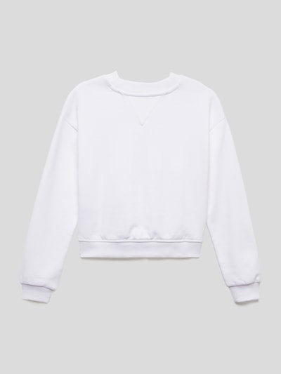 Tommy Hilfiger Teens Sweatshirt mit Label-Stitching Weiß 3