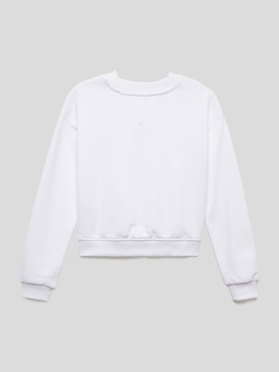 Tommy Hilfiger Teens Sweatshirt mit Label-Stitching Weiss 3