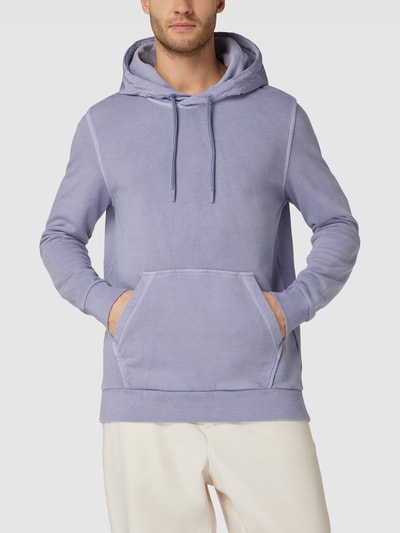 BOSS Orange Hoodie mit Label-Stitching Modell 'Welonhood' Flieder meliert 4