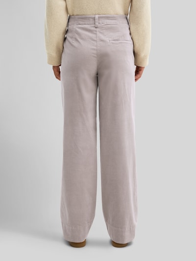 Marc O'Polo Straight Fit Cordhose aus Baumwoll-Mix Modell 'LANDE WIDE' Stein 5