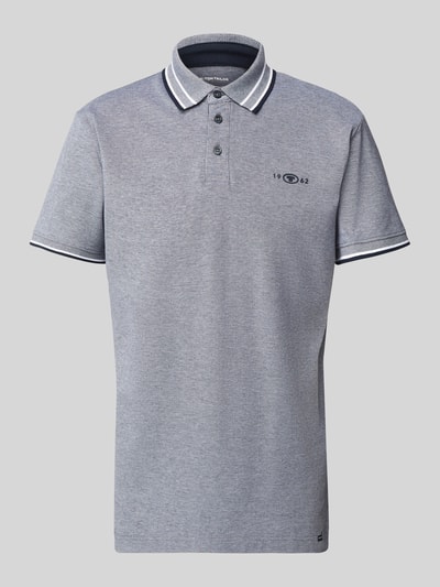 Tom Tailor Regular fit poloshirt met contraststrepen Blauw - 2