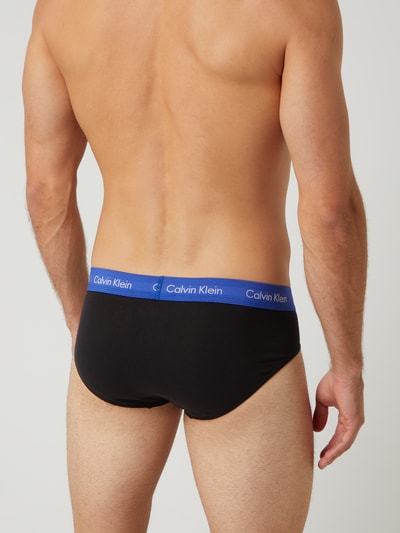 Calvin Klein Underwear Classic fit slip met stretch in set van 3 stuks Zwart - 6