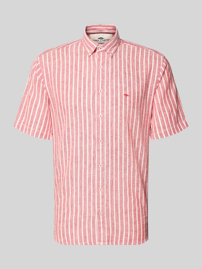 Fynch-Hatton Regular Fit Freizeithemd mit Button-Down-Kragen Rot 2