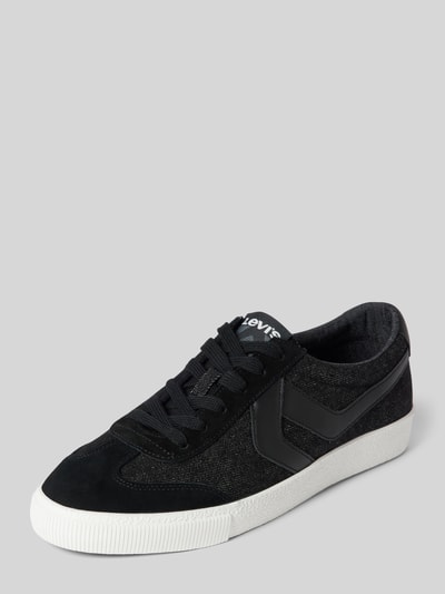 Levi’s® Acc. Sneakers met labeldetail, model 'SNEAK' Zwart - 1