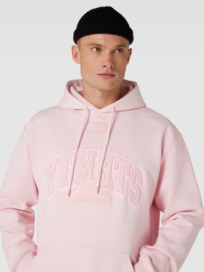 VTMNTS Oversized Hoodie mit Label-Detail Rosa 3