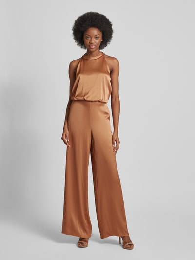 V by Vera Mont Jumpsuit mit Neckholder Kupfer 4