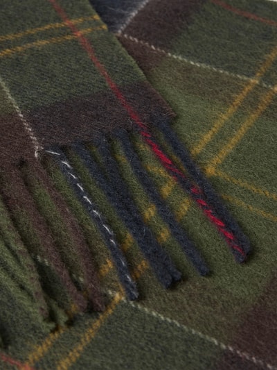 Barbour Schal aus Woll-Kaschmir-Mix Oliv 2