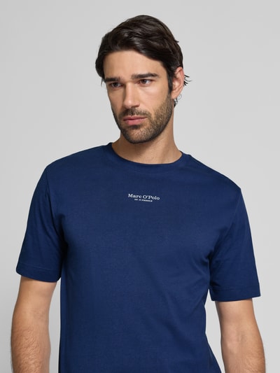Marc O'Polo Regular Fit T-Shirt aus reiner Baumwolle Royal 3
