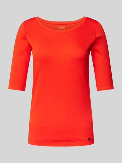 Marc Cain T-Shirt mit Label-Applikation Rot 2