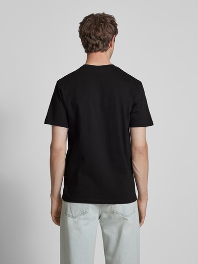 Dedicated T-Shirt mit Stitching und Rundhalsausschnitt Black 5
