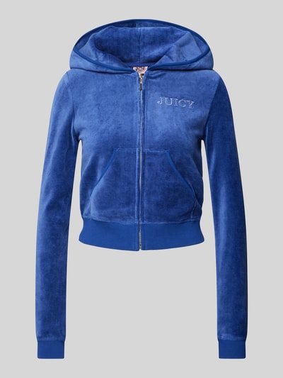 Juicy Couture Sweatjack met capuchon, model 'ROBYN' Donkerblauw - 2