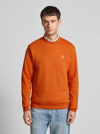 Scotch & Soda Sweatshirt mit Label-Detail Orange 4
