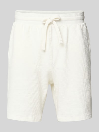 ONLY & SONS Loose Fit Sweatshorts aus Bio-Baumwoll-Mix Modell 'KIAN' Weiss 2
