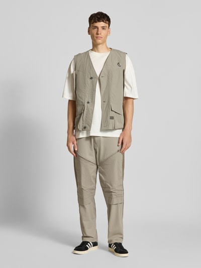 G-Star Raw Loose fit broek met ceintuur Beige - 1