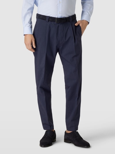 Cinque Pantalon met streepmotief, model 'CIGENO' Blauw - 4