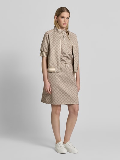 JOOP! Sukienka do kolan ze stójką model 'Toina' Camel 1