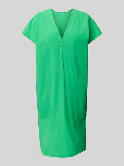 Raffaello Rossi Sukienka o długości do kolan z dekoltem w serek model ‘JOYCE’ Zielony 2