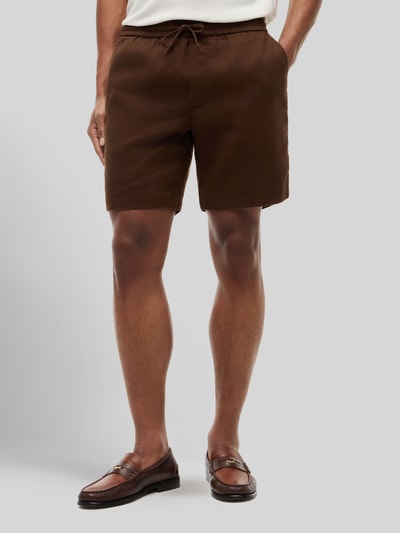 Tommy Hilfiger Regular Fit Chinoshorts Modell 'DOVER' Hellbraun 4