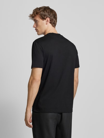 HUGO T-Shirt mit Label-Print Modell 'Dignitey' Black 5