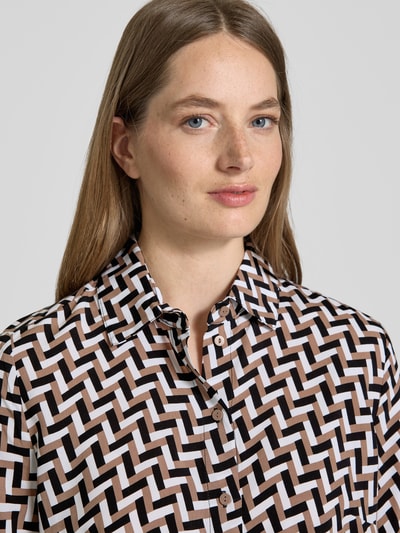 Christian Berg Woman Hemdbluse mit Knopfleiste Black 3