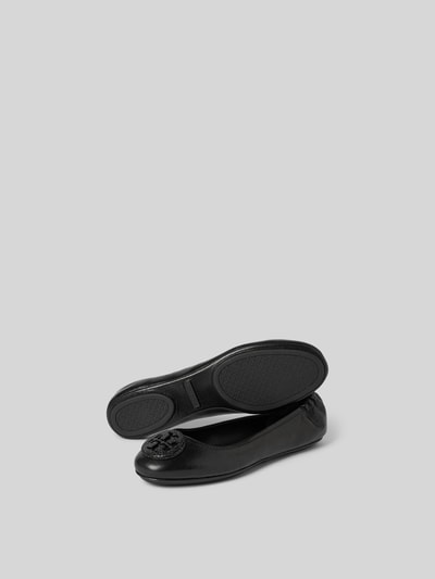 Tory Burch Ballerinas mit Label-Detail Black 5