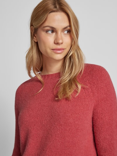 Weekend Max Mara Gebreide pullover met ronde hals, model 'GHIACCI' Oudroze - 3