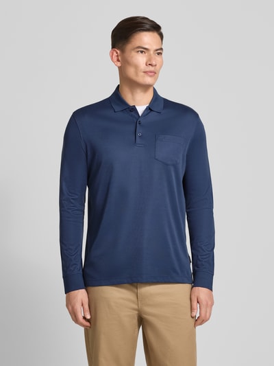 bugatti Koszulka polo z wyhaftowanym logo Niebieski 4