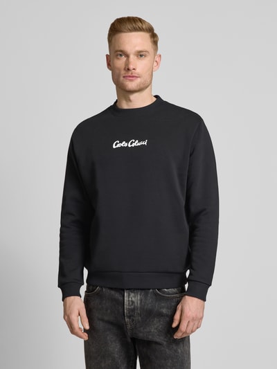 CARLO COLUCCI Sweatshirt mit Label-Print Black 4