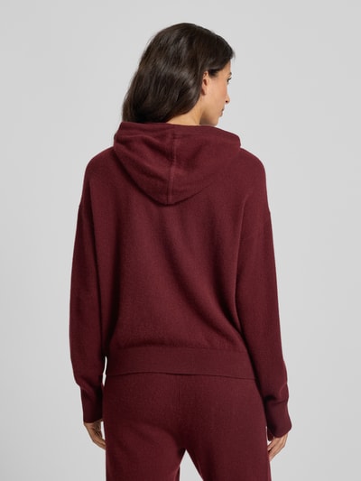 Jake*s Casual Hoodie aus Kaschmir Aubergine 5