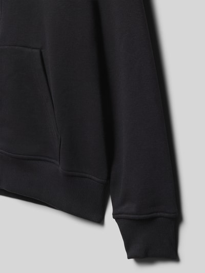 Jack & Jones Regular fit sweatjack met kangoeroezak, model 'Eurban' Zwart - 2