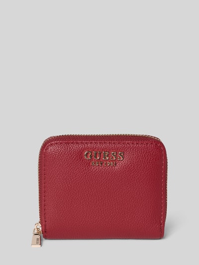 Guess Portemonnaie mit Label-Detail Modell 'GREGORIA' Rot 1
