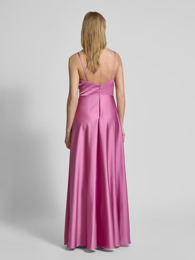 Laona Abendkleid in Wickel-Optik Pink 5