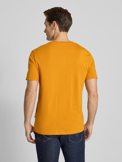 camel active T-Shirt mit Label-Print Orange 5