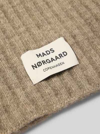 MADS NØRGAARD Colsjaal van scheerwolmix, model 'Tosca' Taupe gemêleerd - 2