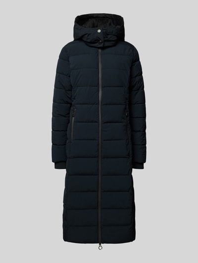 NAUTGÅRD Gewatteerde lange jas met Sorona® Aura-vulling Donkerblauw - 2