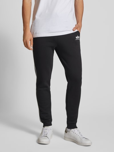 Alpha Industries Sweatpants mit elastischem Bund Black 4