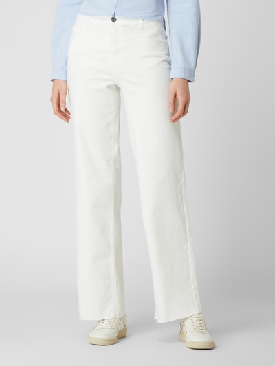 Oui High Waist Jeans mit Stretch-Anteil  Offwhite 4