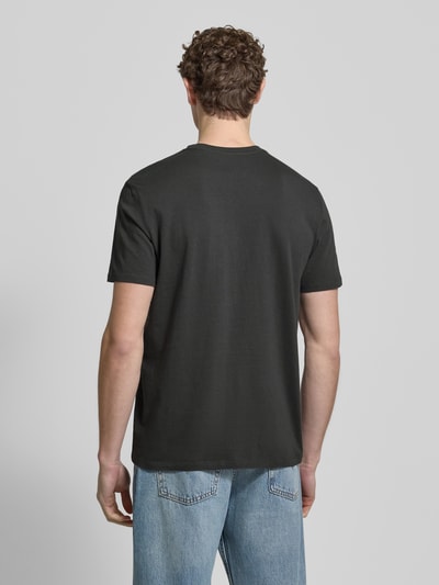 CK Calvin Klein T-Shirt mit Label-Print und Rundhalsausschnitt Black 5