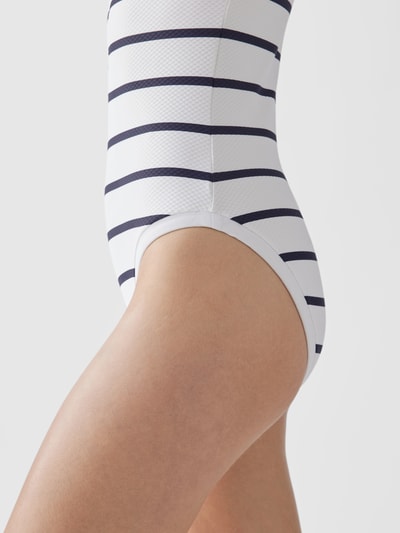 Heidi Klein Badeanzug mit Streifenmuster Weiß 3