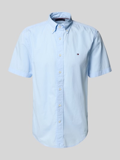 Tommy Hilfiger Regular Fit Freizeithemd mit kurzem Arm Modell 'FLEX' Hellblau 2