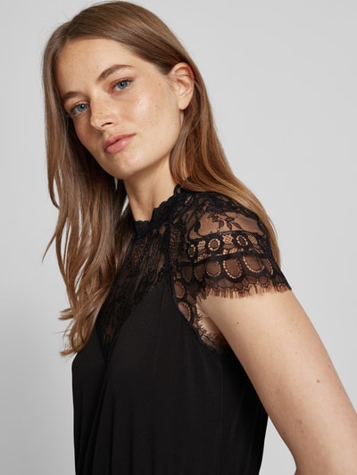 Vero Moda Minikleid mit Spitzenbesatz Modell 'MILLA' Black 3