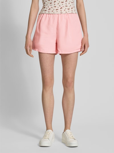 Review Relaxed Fit Shorts mit Leinen-Anteil Rosa 4