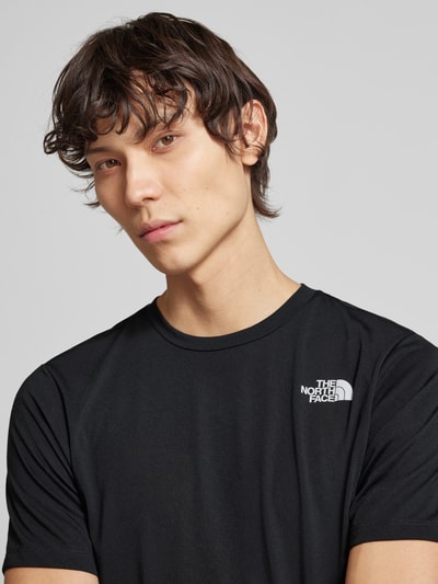 The North Face T-Shirt mit Label-Print Black 3