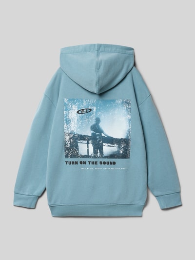 s.Oliver RED LABEL Regular fit sweatshirt van katoenmix Bleu - 3