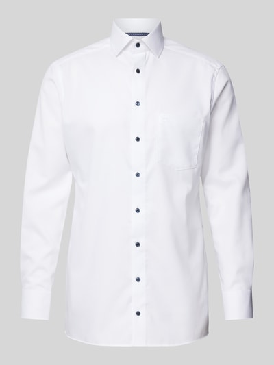 OLYMP Koszula biznesowa o kroju Modern Fit z kołnierzykiem typu kent Biały 2