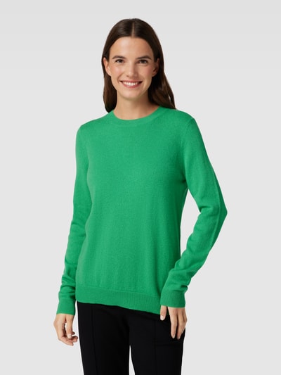 Christian Berg Woman Pullover van kasjmier in gemêleerde look Groen - 4