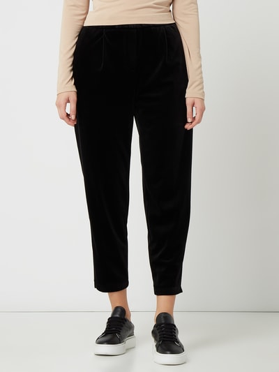 Jake*s Collection Bundaltenhose aus Samt  Black 4